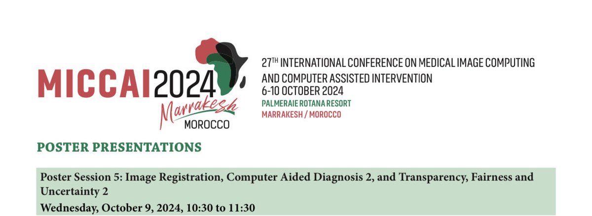 AsmaBenAbacha's tweet image. #MICCAI2024 🇲🇦 Join us tomorrow morning at our poster #61 to talk about DermaVQA, the first VQA dataset for Dermatology ➡️ W-AM-061 DermaVQA: A Multilingual Visual Question Answering Dataset for Dermatology, with Wen-wai Yim @MICCAI_Society @MSFTResearch