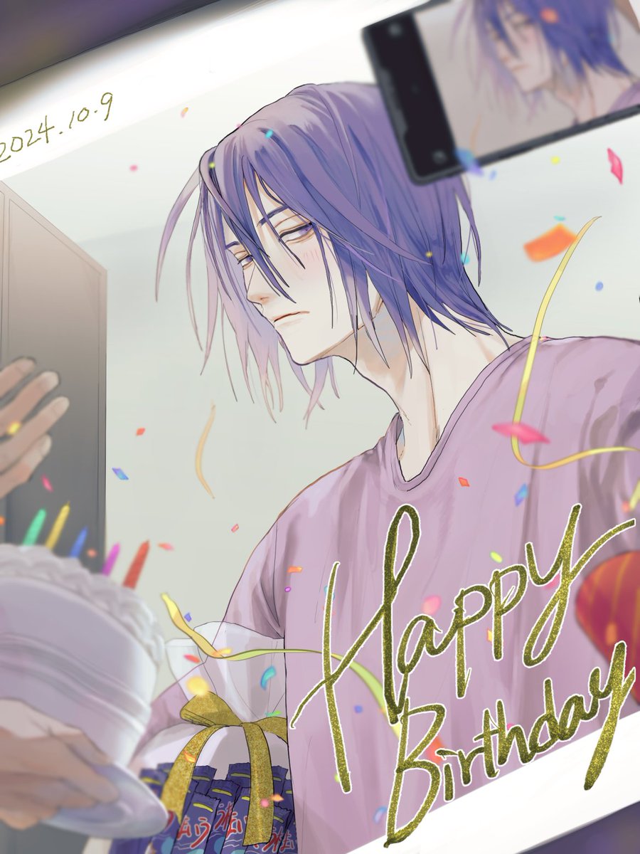9uzla's tweet photo. おめでとう！🎉🥳
#紫原敦誕生祭2024
#紫原敦生誕祭2024 https://t.co/7qdkqZrUIV