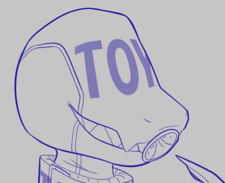 There seems to be a squeaky reptile on the prowl...

A little preview~