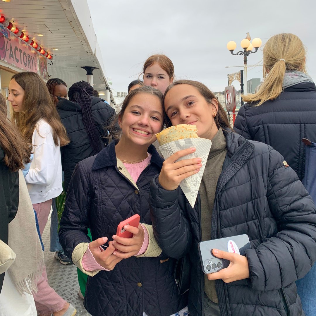 QASCaversham's tweet photo. Our #QASBoarders had an amazing trip to Brighton Pier! Even with grey skies, the fun never stopped—they enjoyed thrilling rides and tucked into some delicious treats. A perfect seaside adventure!
#QASStrongSpirits #QASLife https://t.co/soaToBbHYm