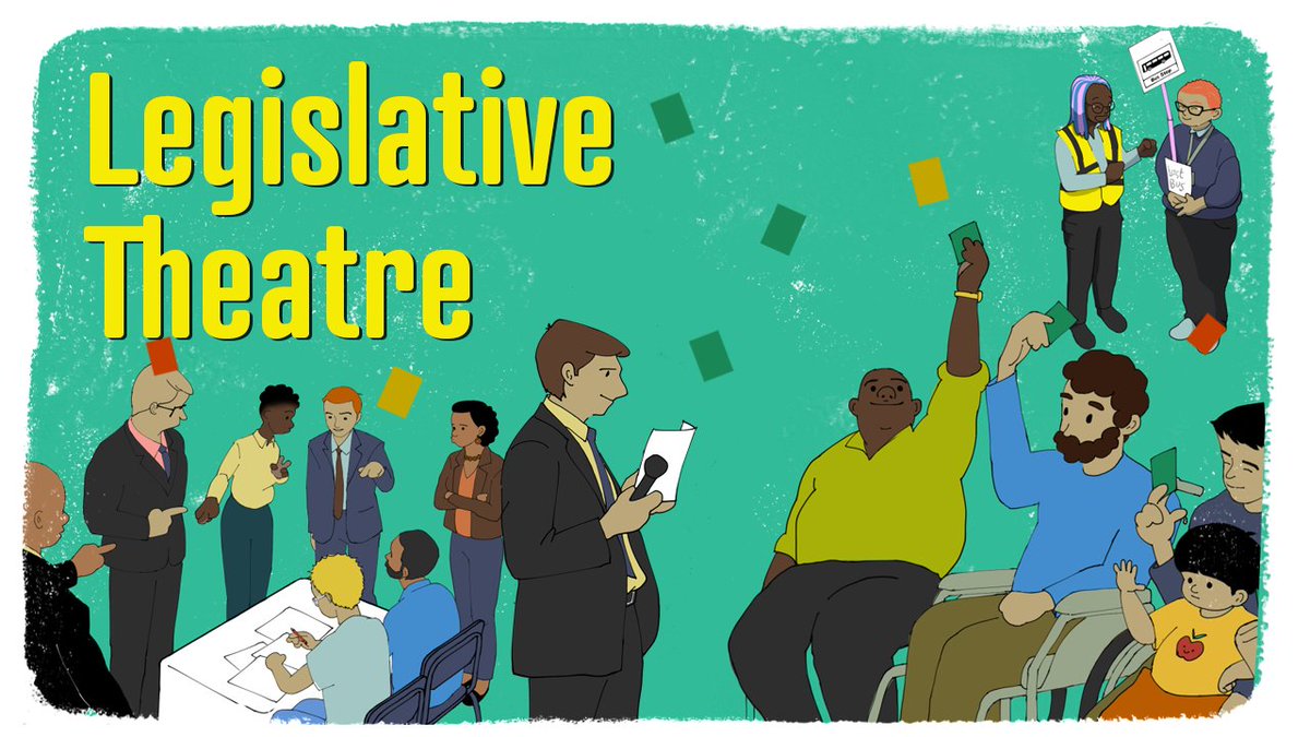 You're invited! Launch party for The People Act: a new series of case studies and animations for Legislative Theatre and creative participatory democracy fans. It's going down Fri Nov 1, 2pm GMT - read more and RSVP! 
mailchi.mp/3f6f0bde032f/t…