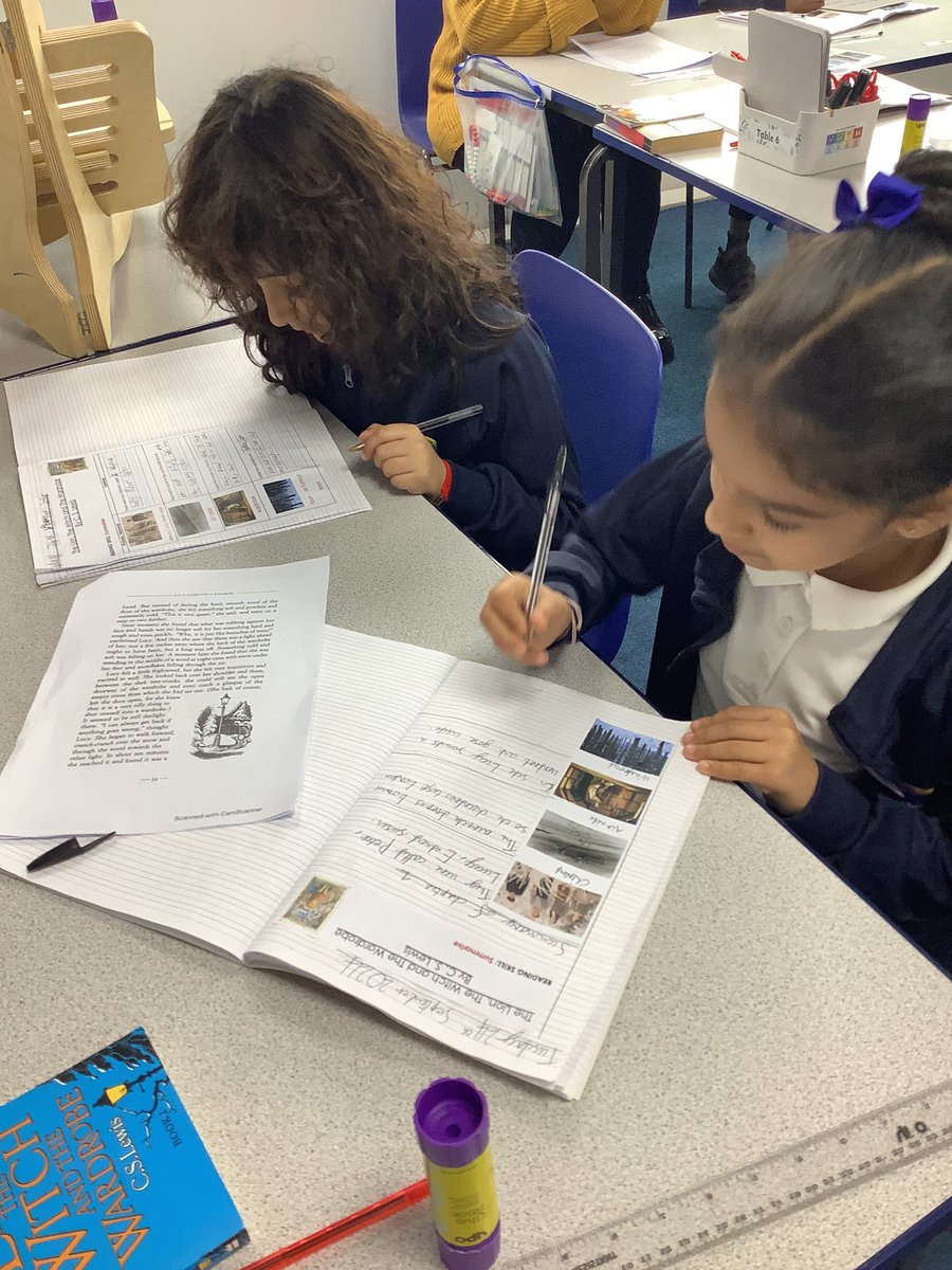 In Reading, we have been looking at ‘The Chronicles of Narnia’. Today, we have been summarising the chapter one! 📚#SilasReading <a href="/stsilasschool/">St Silas CE Primary School</a>