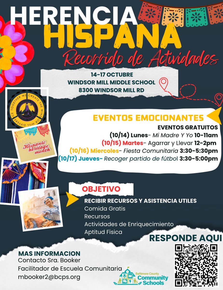 ArtsyDancerMB's tweet photo. We are preparing for next weeks, Hispanic Heritage Activity Tour. By this time next week, the Community Hub will be packed for family engagement events. #LaHerencia @windsormillms @bcpstv #WINdsormillCSFlife https://t.co/bptVzfmwdj