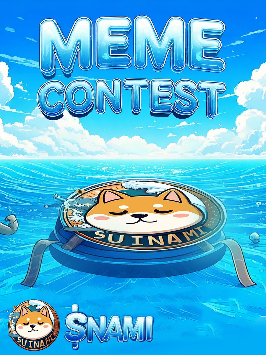 🚨COMMUNITY MEME CONTEST🚨

- 500$ price pool $NAMI tokens
- post ur #suinami memes below and retweet this tweet
- winners in 72 hours!