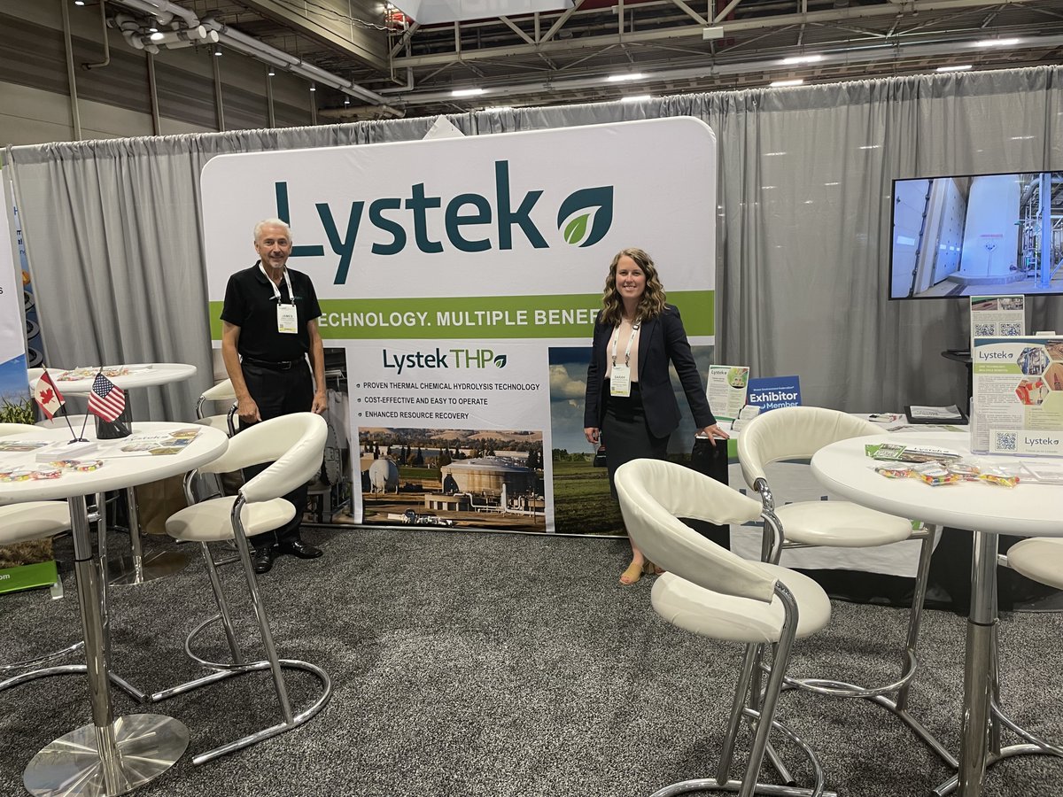 Our team is excited to be at #WEFTEC2024 this year showcasing the latest trends in #biosolids and #organics #resourcerecovery! Visit us at booth #1859 to learn about #LystekTHP, #LysteGro Class A Biosolids, and #LysteMize Digestion. #sustainability#innovation