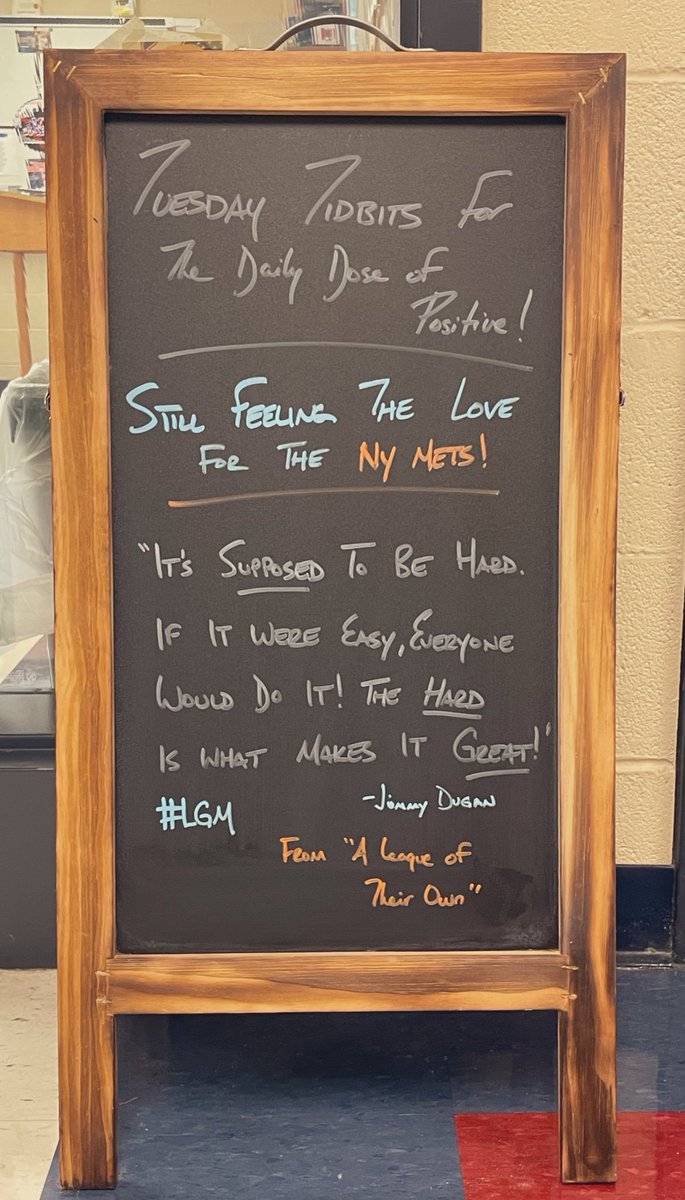 RLPatriot4Life's tweet photo. Daily Dose of Positive comes from a talk between Jimmy Dugan (@tomhanks) &amp; Dottie (@GeenaDavisOrg) as the @Mets embark upon taking on the @Phillies today  @CitiField 

“It just got too hard.”
“It’s supposed to hard. If it were easy, everyone would do it. The hard makes it great!” https://t.co/4tDFW2tqAT