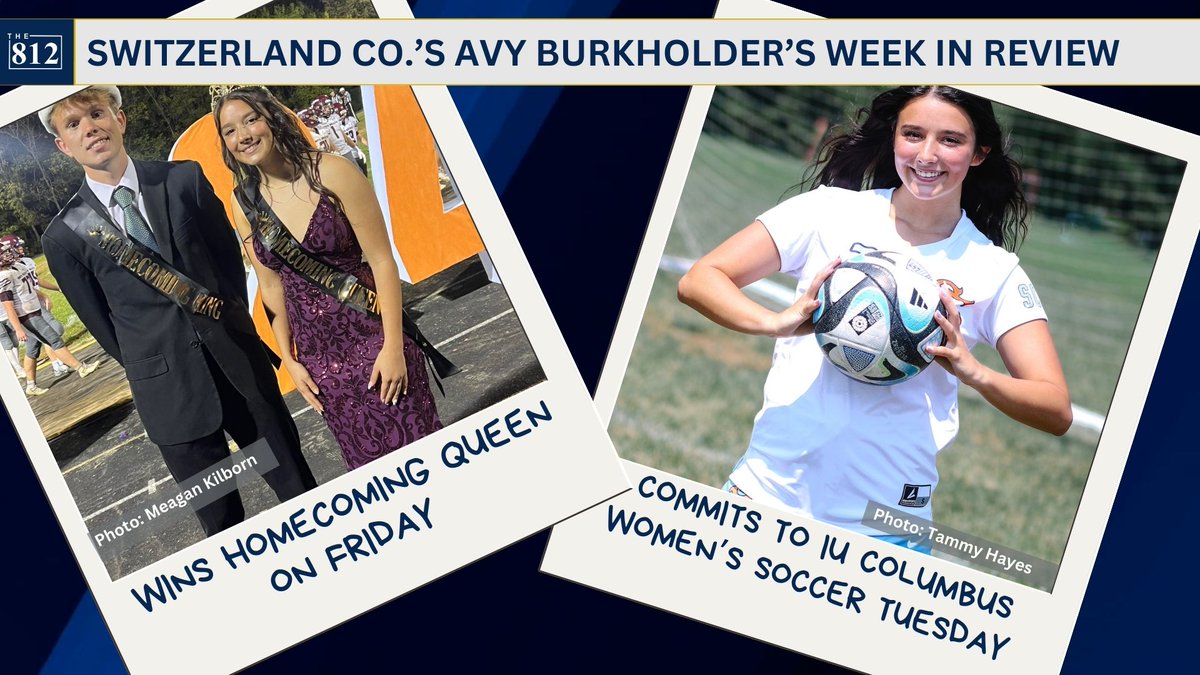 The 812 (@812now) on Twitter photo Switzerland County's Avy Burkholder is having a pretty good week!
<a href="/SCLadyPacersSoc/">SC Lady Pacers Soccer</a> <a href="/GoSwitzCoPacers/">Switzerland County Pacer Athletics</a> Switzerland County's Avy Burkholder is having a pretty good week!
<a href="/SCLadyPacersSoc/">SC Lady Pacers Soccer</a> <a href="/GoSwitzCoPacers/">Switzerland County Pacer Athletics</a>