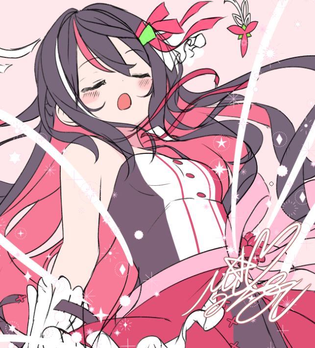 AZKi 「wip 4から3へ変身」|milleのイラスト