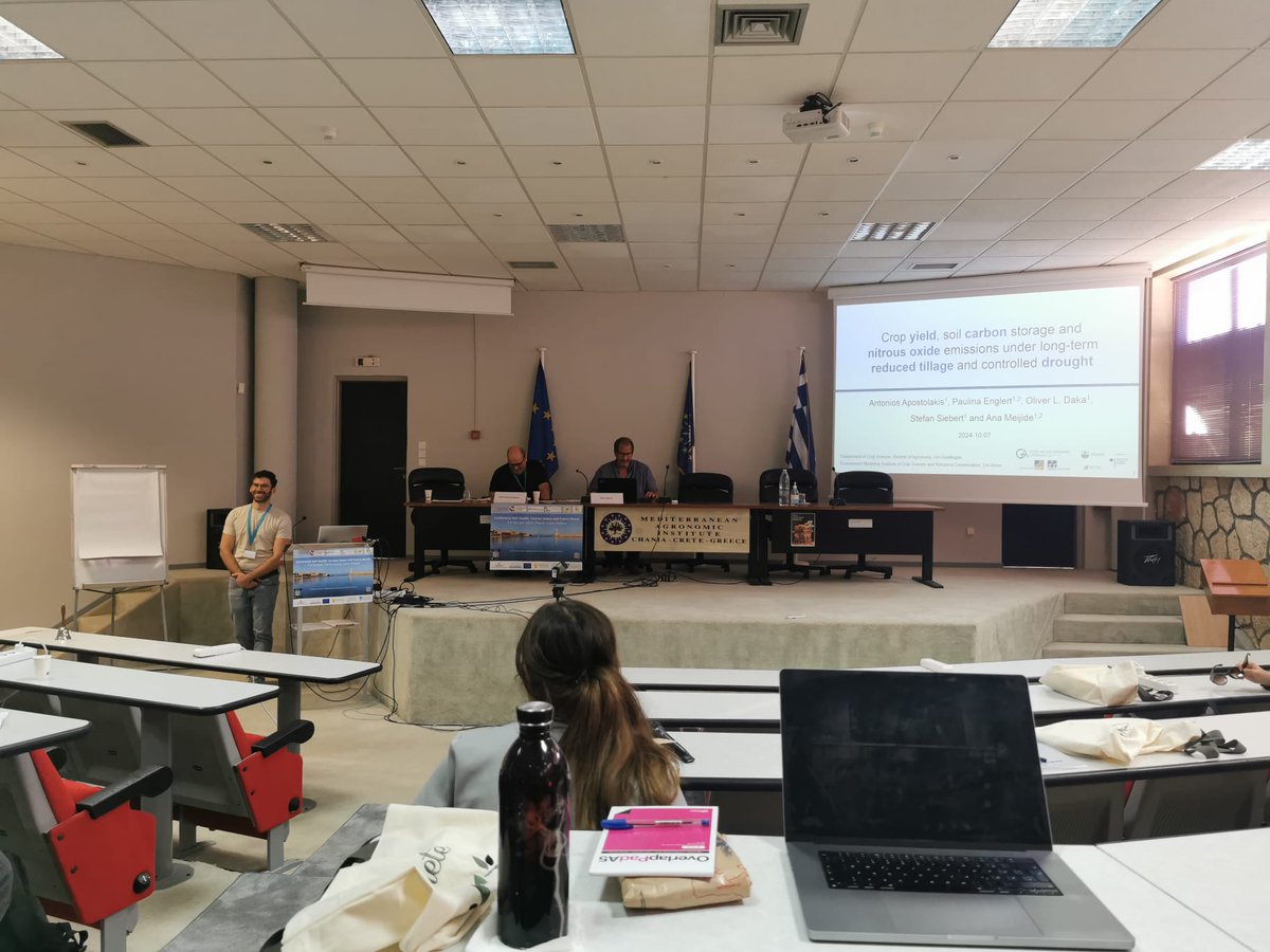 Our colleague Antonios Apostolakis presented results from TrueSoil project in his talk "Crop yield, soil carbon storage and nitrous oxide emissions under long-term reduced tillage and controlled drought conditions" at the Soil Health conference in Crete, Greece. 

<a href="/AntonisSoil/">Antonios Apostolakis</a>