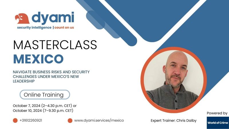 Chris Dalby (@chrisdalbywoc) on Twitter photo - How to proof your business against cartel extortion attempts
- New due diligence strategies for Mexico's risk landscape.
- How AMLO's judicial reform will affect your business.
Sign up for <a href="/DyamiServices/">dyami.services</a> and my Masterclass on Mexico risk here: dyami.services/mexico - How to proof your business against cartel extortion attempts
- New due diligence strategies for Mexico's risk landscape.
- How AMLO's judicial reform will affect your business.
Sign up for <a href="/DyamiServices/">dyami.services</a> and my Masterclass on Mexico risk here: dyami.services/mexico