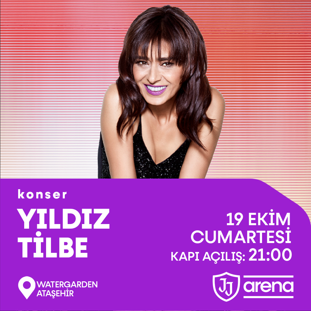 JJ Arena'da unutulmaz bir geceye hazır olun!🤩   

Güçlü yorumu ve enerjik danslarıyla sevilen isim Yıldız Tilbe, 19 Ekim akşamı JJ Arena'da özel performansıyla sahne alacak.
🎫Biletler Biletix’te! bit.ly/3BAl0cd

#JollyJoker #YıldızTilbe #konser #JJArena