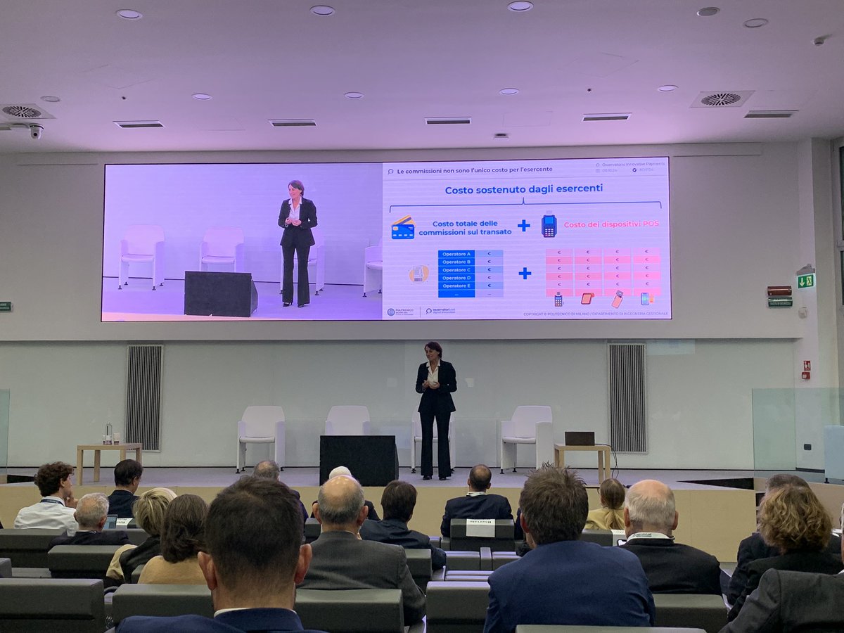 Osserv_Digital's tweet image. Valeria Portale, Direttore, Osservatorio Innovative Payments, presenta “L’arrivo dei #SoftwarePOS: cambiano le dinamiche di mercato?” #oip24