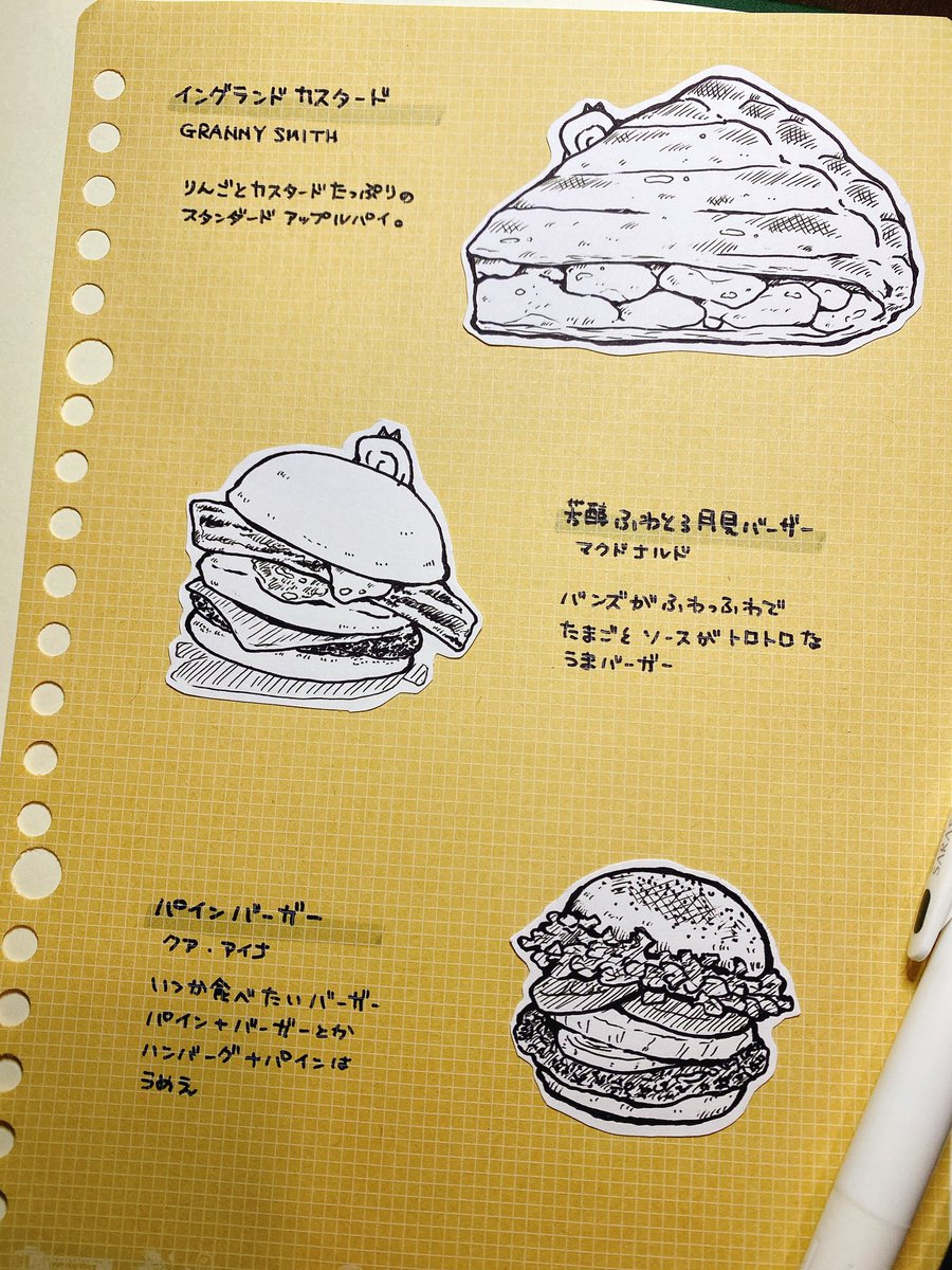 最近の絵がこんなのばかりという…
でも楽しいし食べ物の絵が上手くなりたい 