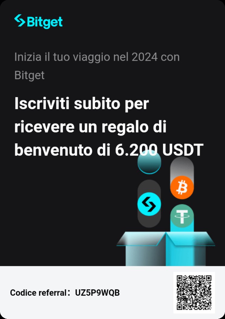pampero97's tweet photo. Unisciti a Bitget con il mio link referral e goditi il viaggio nel trading insieme a me!
https://t.co/QcPM5NcSWi https://t.co/grv7yljAPl