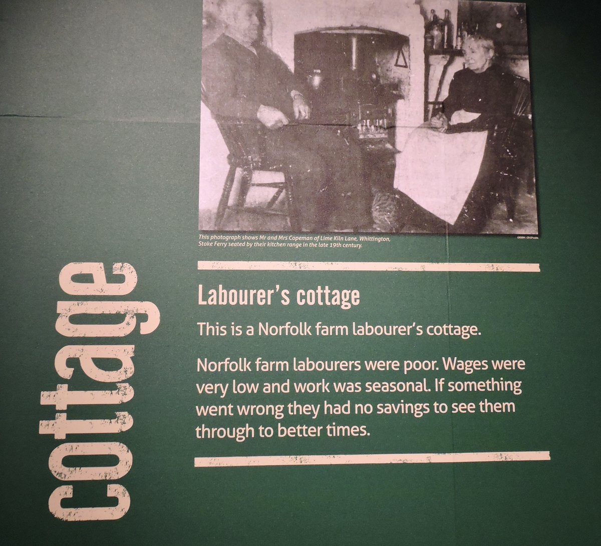 MikeDellwick's tweet photo. Last week we visited the Gressingham Workhouse museum Norfolk.
Very sad stories about the lives of  farm labourers. https://t.co/PoFDMB19mC