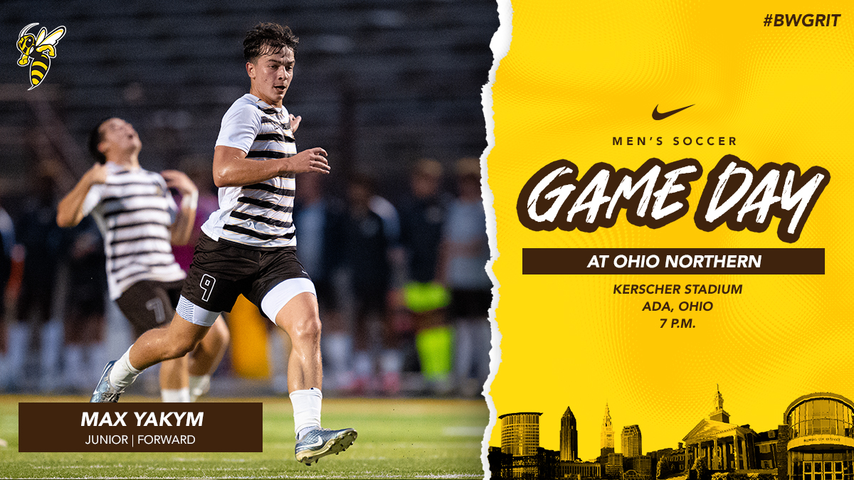 We are only 8⃣ hours away from some Wednesday night <a href="/BWUMensSoccer/">Baldwin Wallace Soccer</a> action as the Jackets take on <a href="/onumsoccer/">ONU Men's Soccer</a> 🐝

📍: Kerscher Stadium; Ada, Ohio
⏰: 7 p.m.
📊: bwyellowjackets.cc/3TqhlUg
📺: bwyellowjackets.cc/4eAARG7

📸 - <a href="/ErikDrost/">Erik Drost</a>