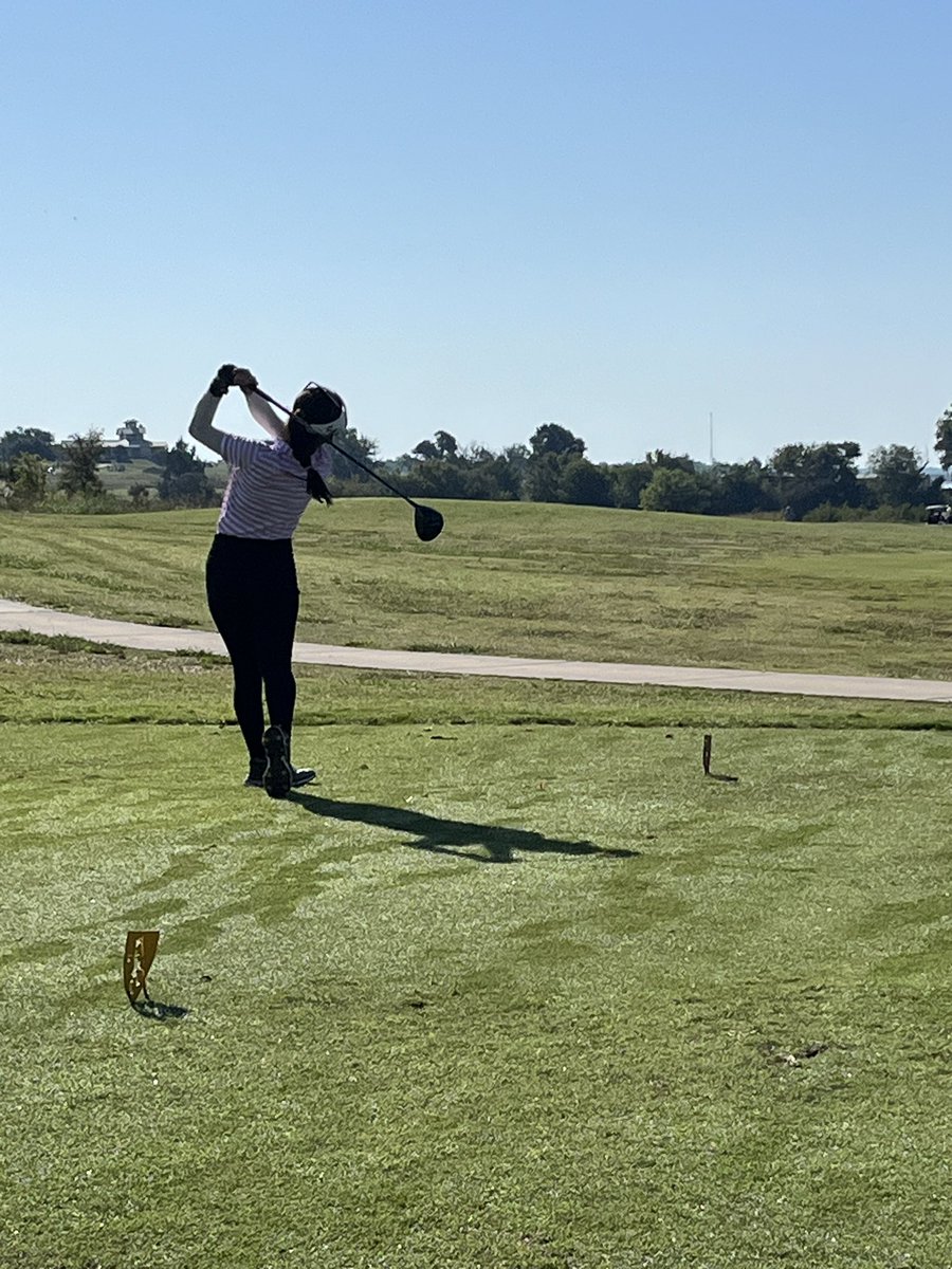 In the first tournament of the year, Joshua High School's Kaylee Yuan won the Cleburne Fall Classic individual title! After leading round one at even-par, Kaylee shot a superb -6 second round to win &amp; tie the women's single-day Cleburne Golf Links course record. #SoaringToSuccess