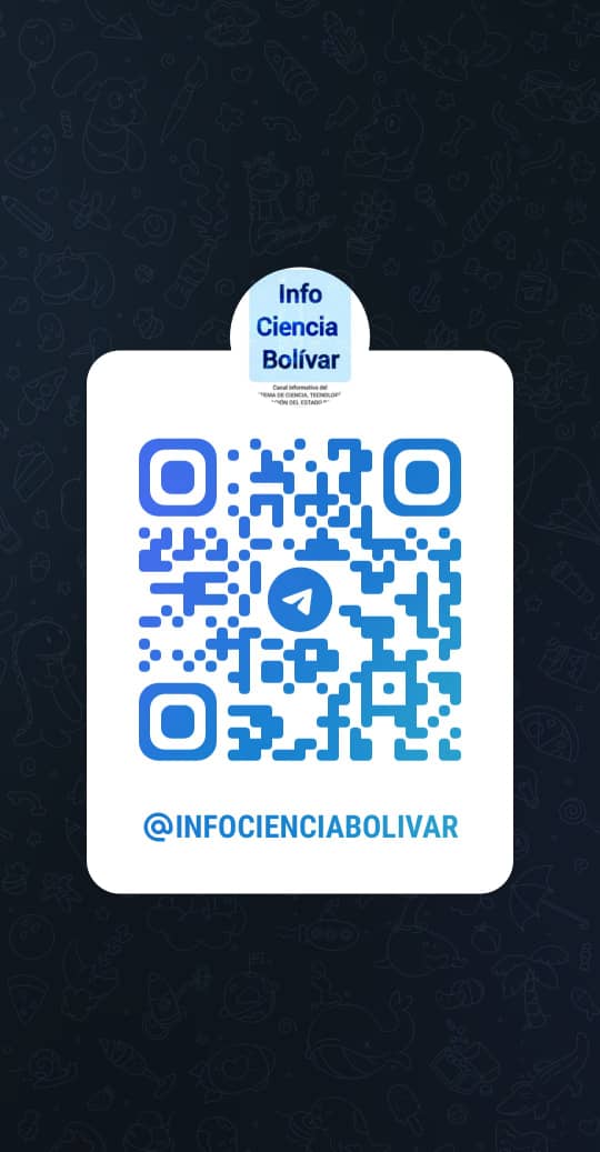 Los invitamos a unirse al canal en Telegram donde seguiremos compartiendo noticias del renacer de la Ciencia, Tecnología e Innovación en el estado Bolívar.
✌🏻🧑🏻‍🔬⚗️ t.me/InfoCienciaBol…