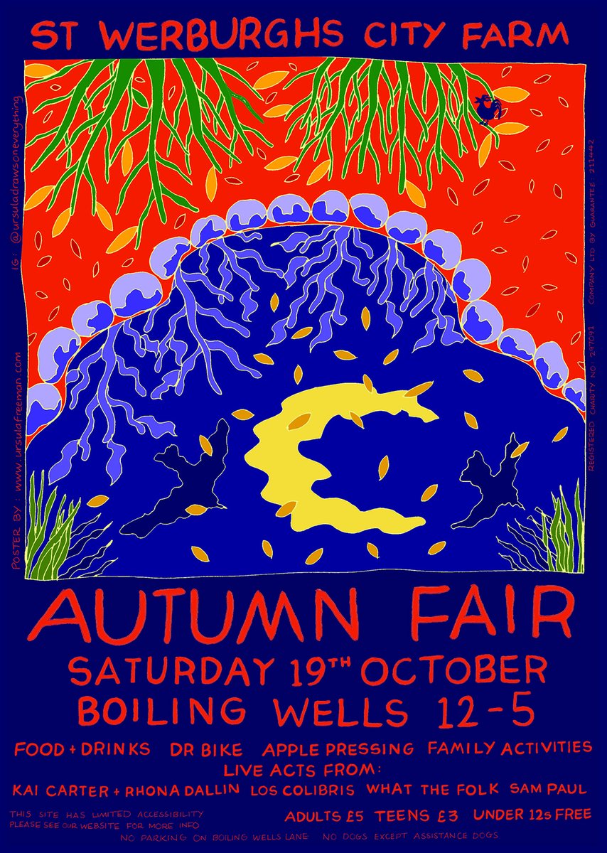 It might be wet and grey today, but the sun will shine in St Werburghs on October 19th for our Autumn Fair 204!🌞Will we see you there?!