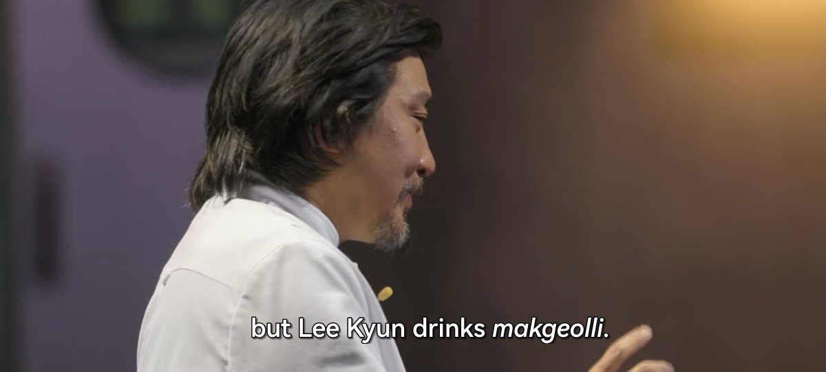 daheeverse's tweet photo. 'edward drinks whiskey but lee kyun drinks makgeolli' MY COOL UNCLE A TRUE WINNER 😭

#CulinaryClassWars #흑백요리사_요리계급전쟁 https://t.co/5oM2LZ7gSC