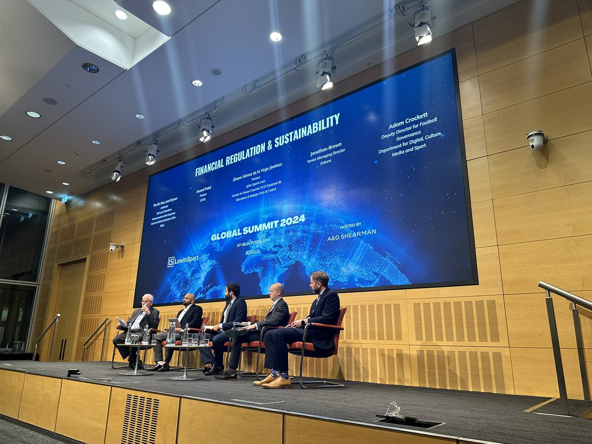 Great couple of days in London, where I attended the <a href="/LawInSport/">LawInSport</a> Global Summit 2024, masterfully organized by my friend <a href="/spcott/">Sean Cottrell</a> &amp; his team!

The conference was packed with informative workshops, fantastic panels and interesting discussions with colleagues from all over the world!