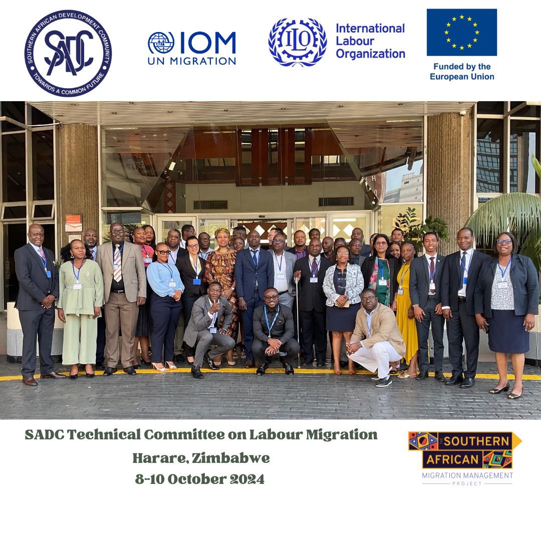 SammProject's tweet image. [ Group Photo] 3rd SADC Technical Committee Meeting on Labour Migration.