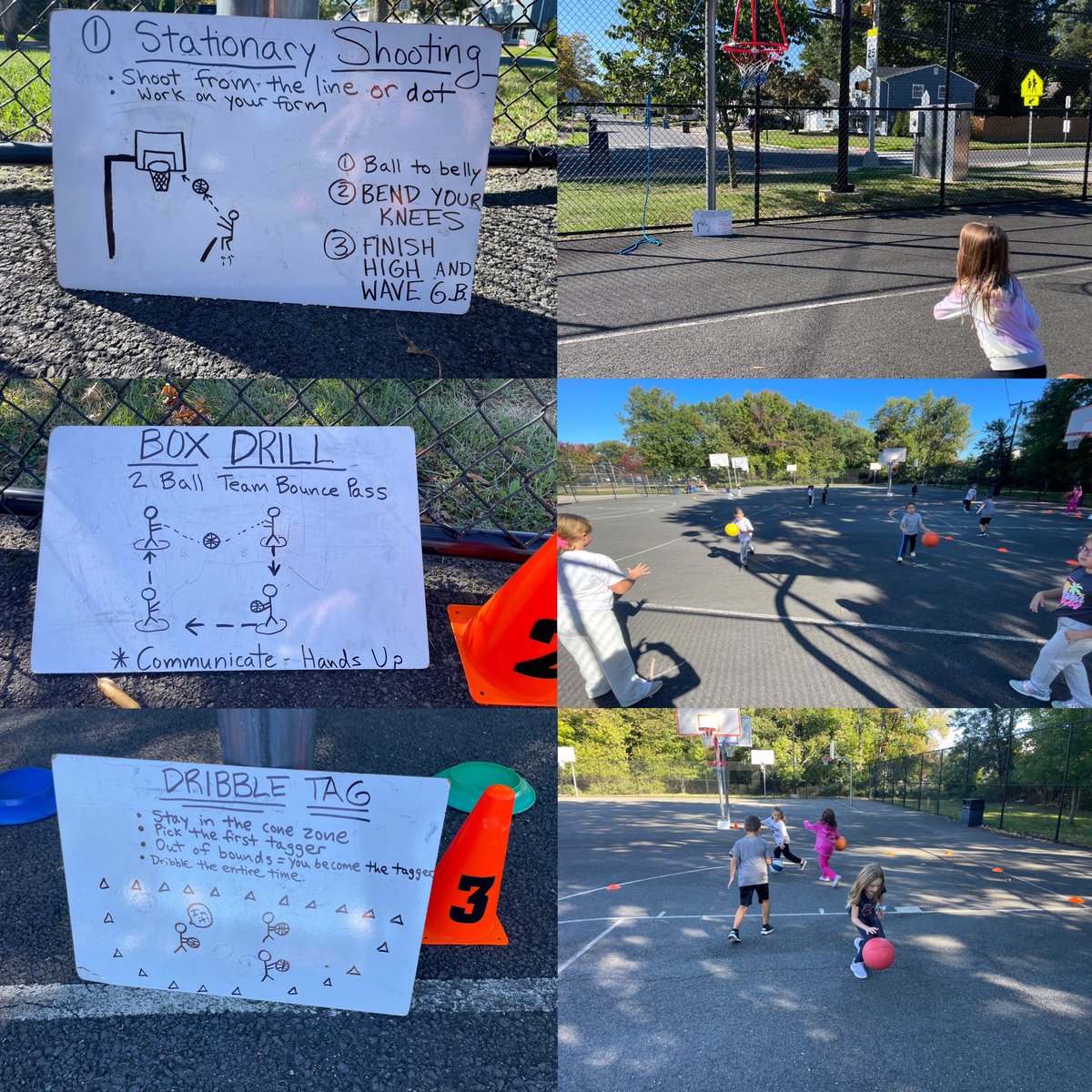 Reinforcing fundamentals and communication. Getting ready for our first basketball games next week! <a href="/MissChristsCla1/">Miss Lauren Christ</a>  ‘s 2nd graders are crushing their stations!!! <a href="/MRSroadrunners/">Middle Road School</a> <a href="/HazletProud/">Hazlet Township Public Schools</a>