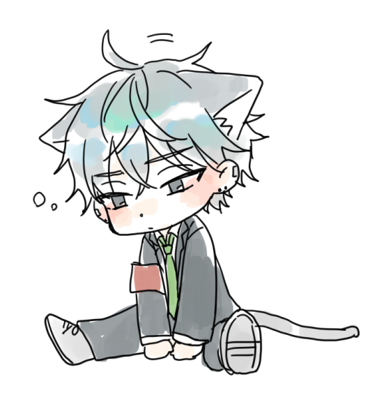 「眠い猫」|さ く み ちのイラスト