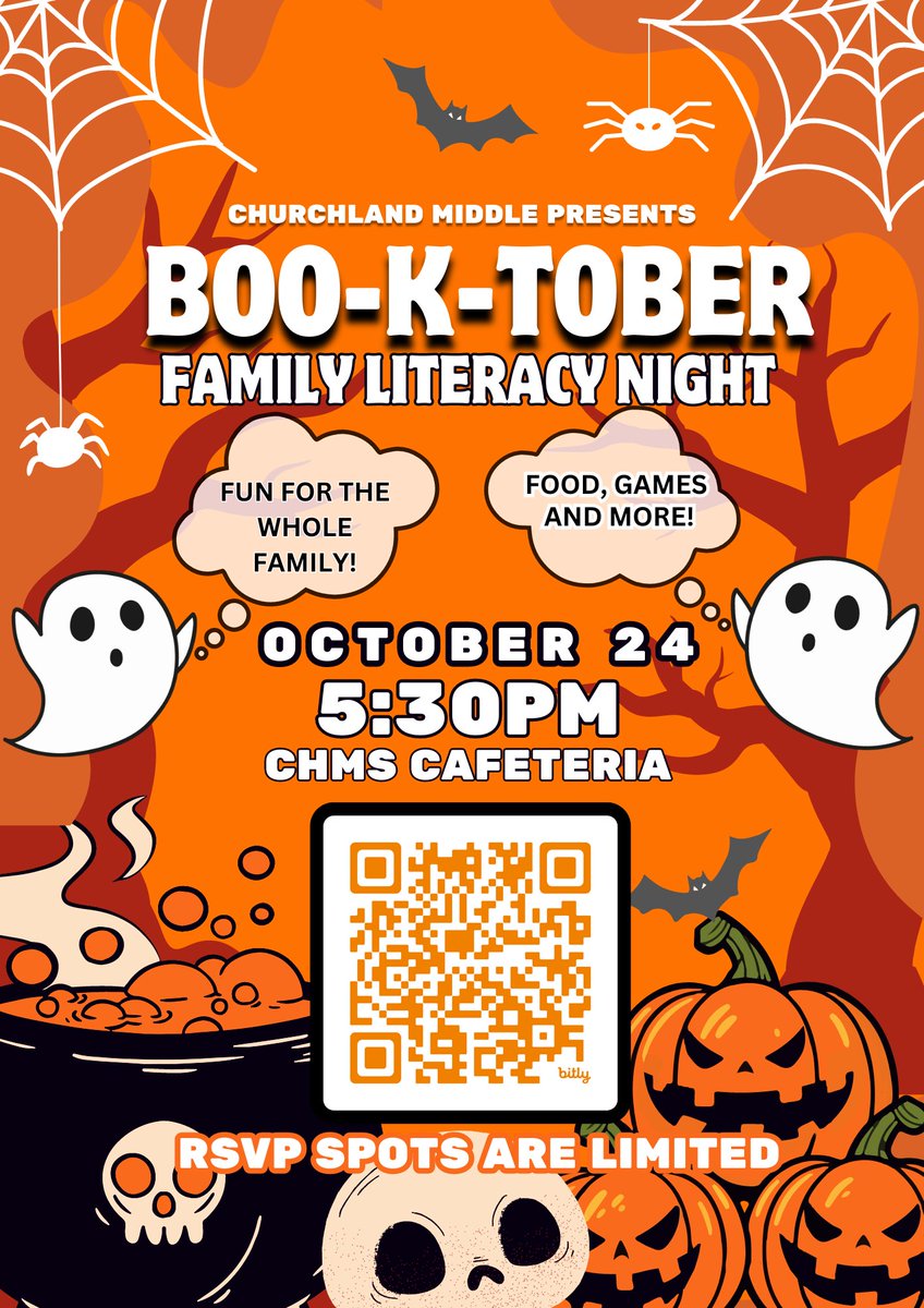 Churchland Middle School PTA (@churchlandmspta) on Twitter photo Come out on OCT 24th for a Fun Filled Family Literacy Night at Churchland Middle School! Sign UP using the QR Code..... Spaces are limited <a href="/TruckersChMS/">Churchland Middle School</a> Presented by our Wonderful Liaison! Come out on OCT 24th for a Fun Filled Family Literacy Night at Churchland Middle School! Sign UP using the QR Code..... Spaces are limited <a href="/TruckersChMS/">Churchland Middle School</a> Presented by our Wonderful Liaison!
