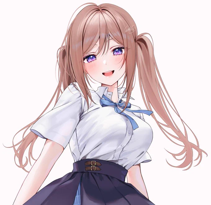 ツインテどっちの高さが良いんだ…って最後まで悩んでた低めツインテ莉波… 
