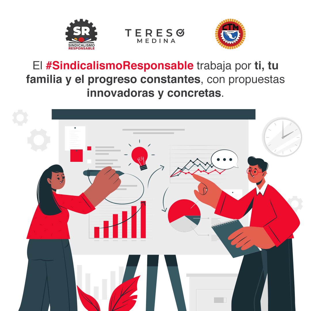 El #SindicalismoResponsable es el modelo progresista e innovador que busca ampliar la visión del mundo laboral a través de la justicia social e integral.