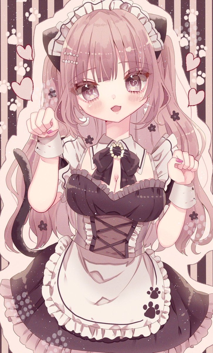 「ピンクとメイド服 」|伊咲ゆき🧸静コミD17.18のイラスト