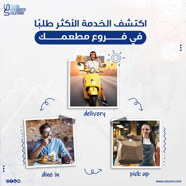 UISMiddleEast's tweet image. اكتشف الخدمة الأكثر طلبًا في فروع مطعمك مع يو-كنترول! 🍔

نظام يو-كنترول يساعدك تحلل أداء كل خدمة وتعرف شنو الأكثر طلبًا في كل فرع، حتى تركز جهودك على اللي يفيد مطعمك أكثر.

نظم خدمات مطعمك وطورها الحين!
تواصل معنا: uiscom.com

#UISolutions #UControl #تحليل_البيانات