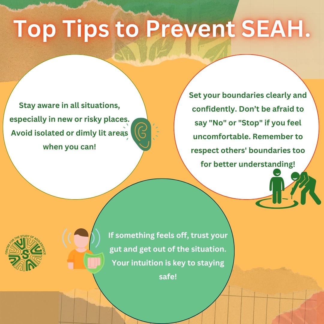 CSA_Kenya's tweet photo. Here are a few tips to help you prevent SEAH.
#PSEAH #EndSEAH #PreventSEAH #SafeSpaces #CommunitySafety #Awareness https://t.co/SBFBbezBE5
