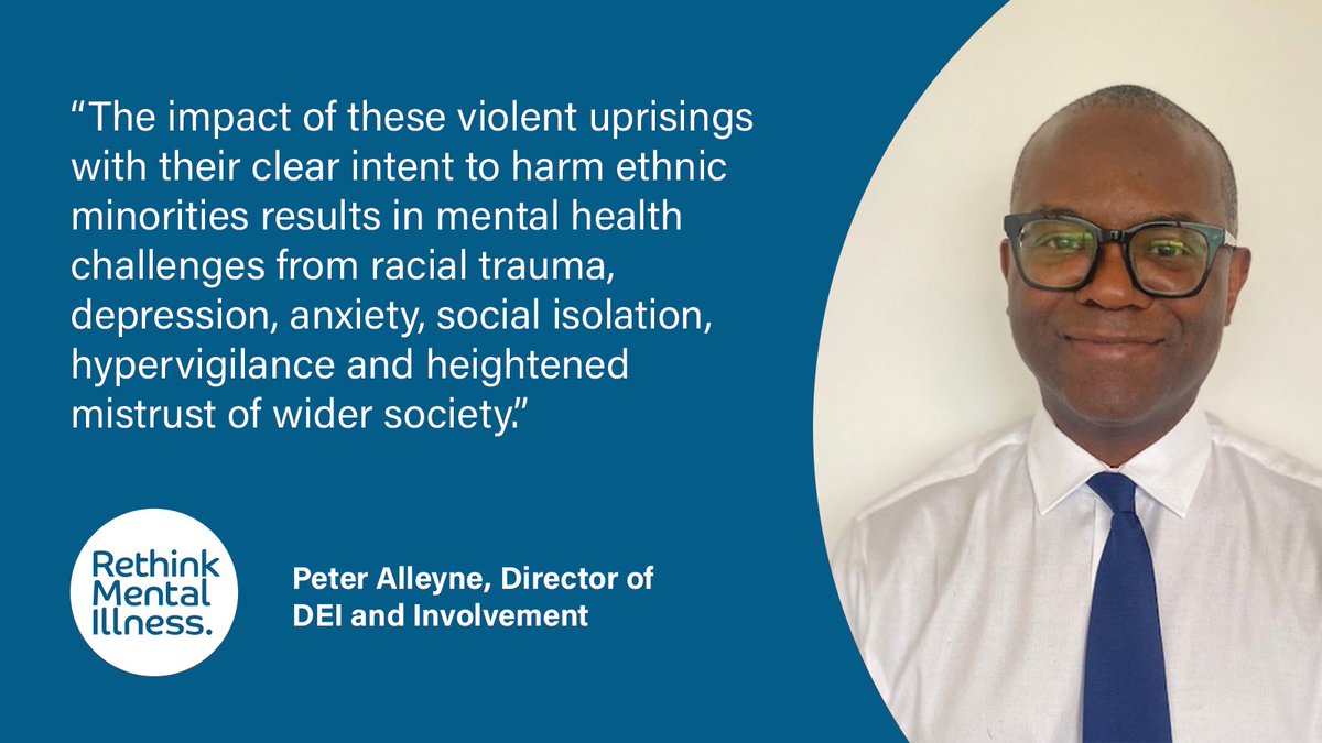 💬 For #BlackHistoryMonth, Peter wrote about the impacts of this summer's UK Race Riots on the mental health of the Black community.

He also spoke about the need to reflect on how the stories of Black Britons are a core part of the nation's history 👉 bit.ly/4gPE4Dv