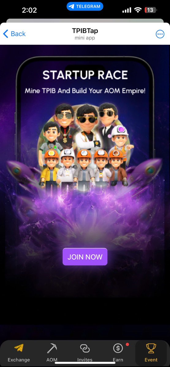🔥 CLAIM THOUSANDS OF DOLLARS IN THE STARTUP EVENT – MASTER THE RANK-UP STRATEGY! 🔥

🎉 Congrats to the early participants! The first prize is coming soon, but massive rewards are still ahead. Ready to dominate the leaderboard? Here’s your winning plan:

1️⃣ Mine TPIB: Only TPIB