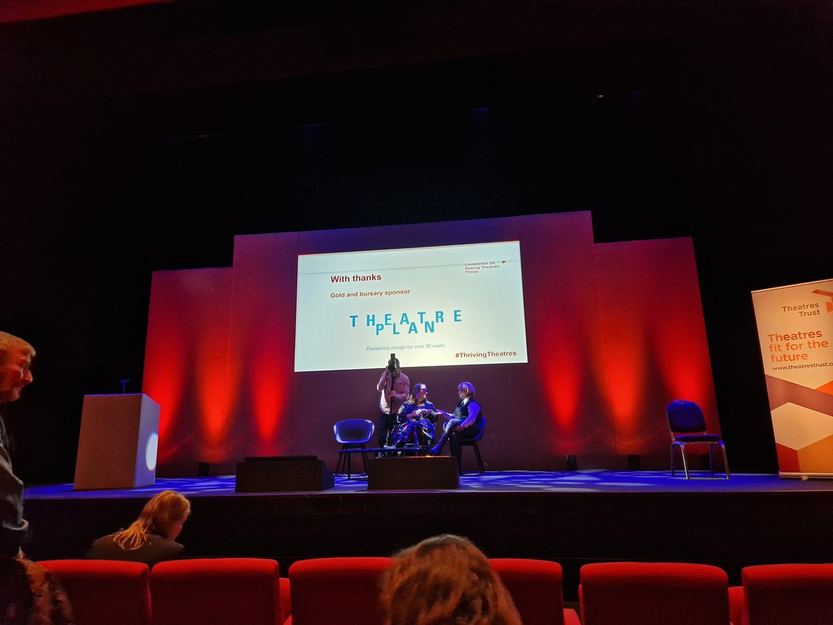 Ready in the Quay theatre for the first session of the day! #thrivingtheatres