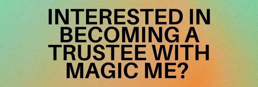 Magic Me (@magicmearts) on Twitter photo π¨ We're recruiting new Trustees! π¨ Are you passionate about the arts and their power to bridge generations? Want to help shape a charity at the heart of East London? Nowβs your chance! #TrusteeTuesday <a href="/GovernCulture/">Cultural Governance Alliance</a> π¨ We're recruiting new Trustees! π¨ Are you passionate about the arts and their power to bridge generations? Want to help shape a charity at the heart of East London? Nowβs your chance! #TrusteeTuesday <a href="/GovernCulture/">Cultural Governance Alliance</a>