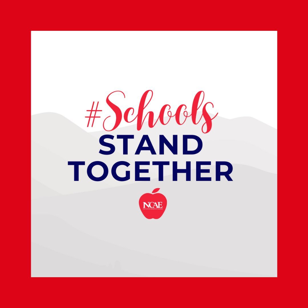 A special #RedForEd on Oct 9th as #SchoolsStandTogether in solidarity with our family in the mountains and against the expansion of private school vouchers in this moment of great need. Gather with your coworkers in red, then sign &amp; share this petition: buff.ly/3zLaiPB