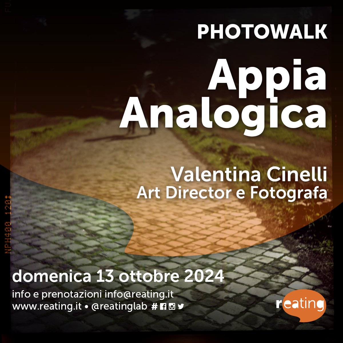 reatinglab's tweet photo. Domenica #13ottobre nuovo appuntamento con #AppiaAnalogica, la passeggiata fotografica sulla via #AppiaAntica utilizzando fotocamere a pellicola o emulsione.
https://t.co/I3m0zY21gC
#appiaantica #appianway #parcoappiaantica #reatinglab #photowalk #filmphotography #filmisnotdead https://t.co/SlG3Gl4HOH