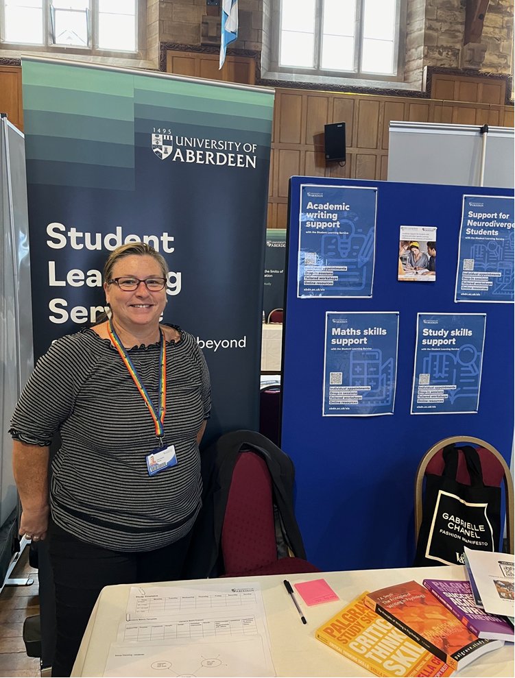 Once again, a very busy day at the <a href="/aberdeenuni/">University of Aberdeen</a> Undergraduate Open Day on Saturday. <a href="/AbdnCAD/">Centre for Academic Development</a> staff from the Student learning Service stall were pleased to answer a range of enquiries from prospective students. #openday #makeitabdn