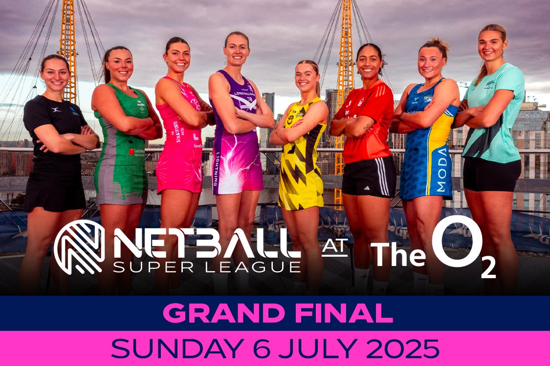 🆕JUST ANNOUNCED🆕 Get ready to see the best teams go head-to-head to be crowned champions at the 2025 <a href="/NetballSL/">Netball Super League</a> Grand Final, taking place at The O2 on Sunday 6 July 2025.

On sale schedule to be announced soon. Click below to sign up for updates ⬇️
ow.ly/Yp9f50TGxp1