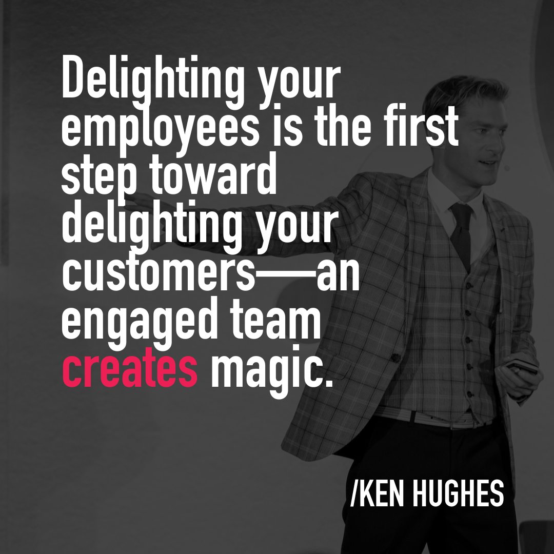 Lead with the Employee Experience (EX)
Delighting your employees is the first step in delighting your customer.

 An engaged and valued team creates a ripple effect, transforming workplace culture and elevating customer experiences. Invest in your team, and they will create the