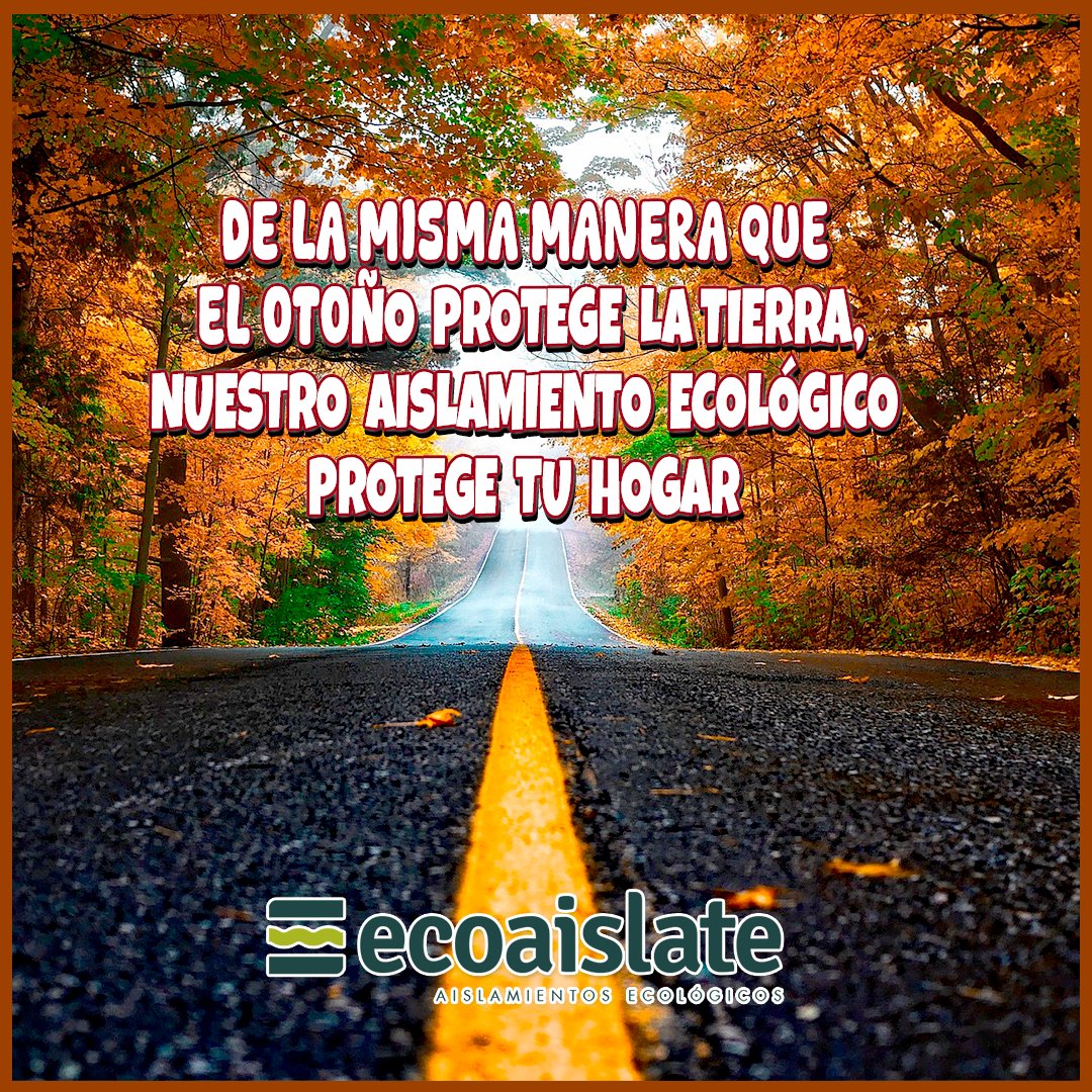 Ecoaislate's tweet photo. 🍂 Así como el otoño protege la tierra, nuestro aislamiento ecológico cuida de tu hogar. 🏡 Con Ecoaislate, ahorra energía, disfruta de confort térmico y reduce tu huella de carbono, mientras cuidas el planeta. 🌍♻️

#AislamientoEcológico #Ecoaislate#AhorroEnergético https://t.co/PwWpcSikoI
