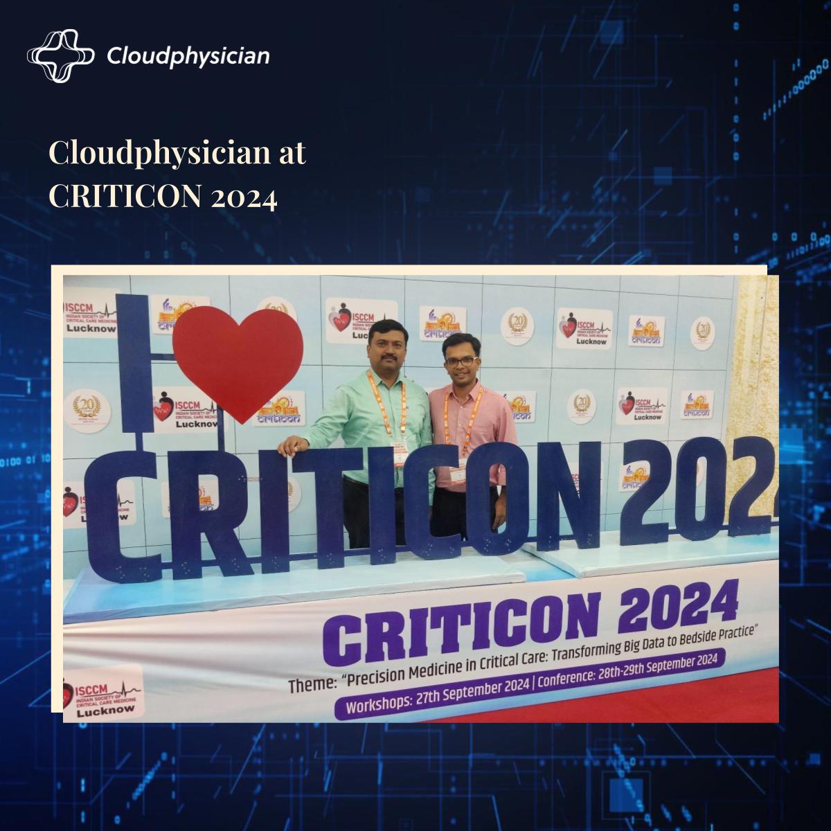 Dr. Sandesh Kumar &amp; Dr. Lokesh MB discussed the transformative power of telemedicine in critical care at #CRITICON2024. They highlighted the use of big data to improve patient outcomes and ensure high-quality care. 
#ISCCMLucknow #HealthcareTechnology #AIinHealthcare