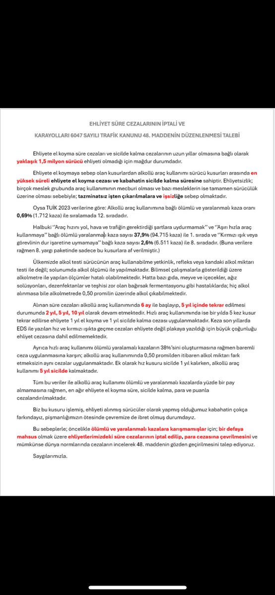 Ortada O Kadar Suçlu Olup Hiç Bi Şekilde Ceza Almadan Elini Kolunu Sallayarak Gezerken Bizim Yaptığımız Kabahatlerden Dolayı Yıllara Mahkum Ediliyoruz Artık Yeter Bizide Görün Bizide Duyun #EhliyetAffı Çıkarılsın İşimizin Başına Dönmeyi İstiyoruz #TBMM  <a href="/AliYerlikaya/">Ali Yerlikaya</a> <a href="/RTErdogan/">Recep Tayyip Erdoğan</a>