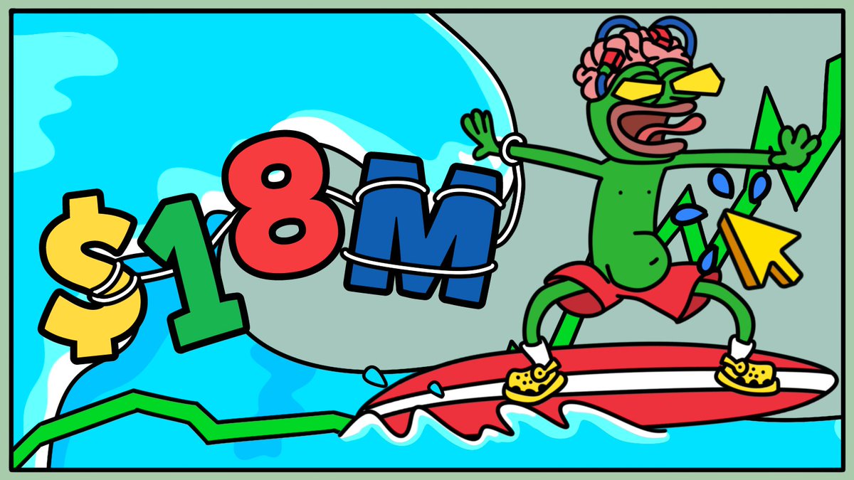 pepe_unchained's tweet photo. WOAH!

$18M raised! Pepe Unchained is FLYING. Big things on the horizon. https://t.co/U1C41xkuqD