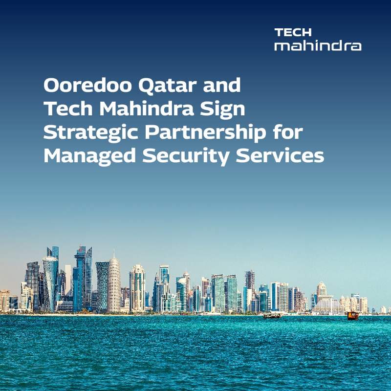 tech_mahindra's tweet photo. We're delighted to share that @Tech_Mahindra and @OoredooQatar have signed a strategic partnership for Managed Security Services.
Know More: https://t.co/J69QGvKlkc
#ScaleAtSpeed #ManagedSecurityServices #Ooredoo #Qatar