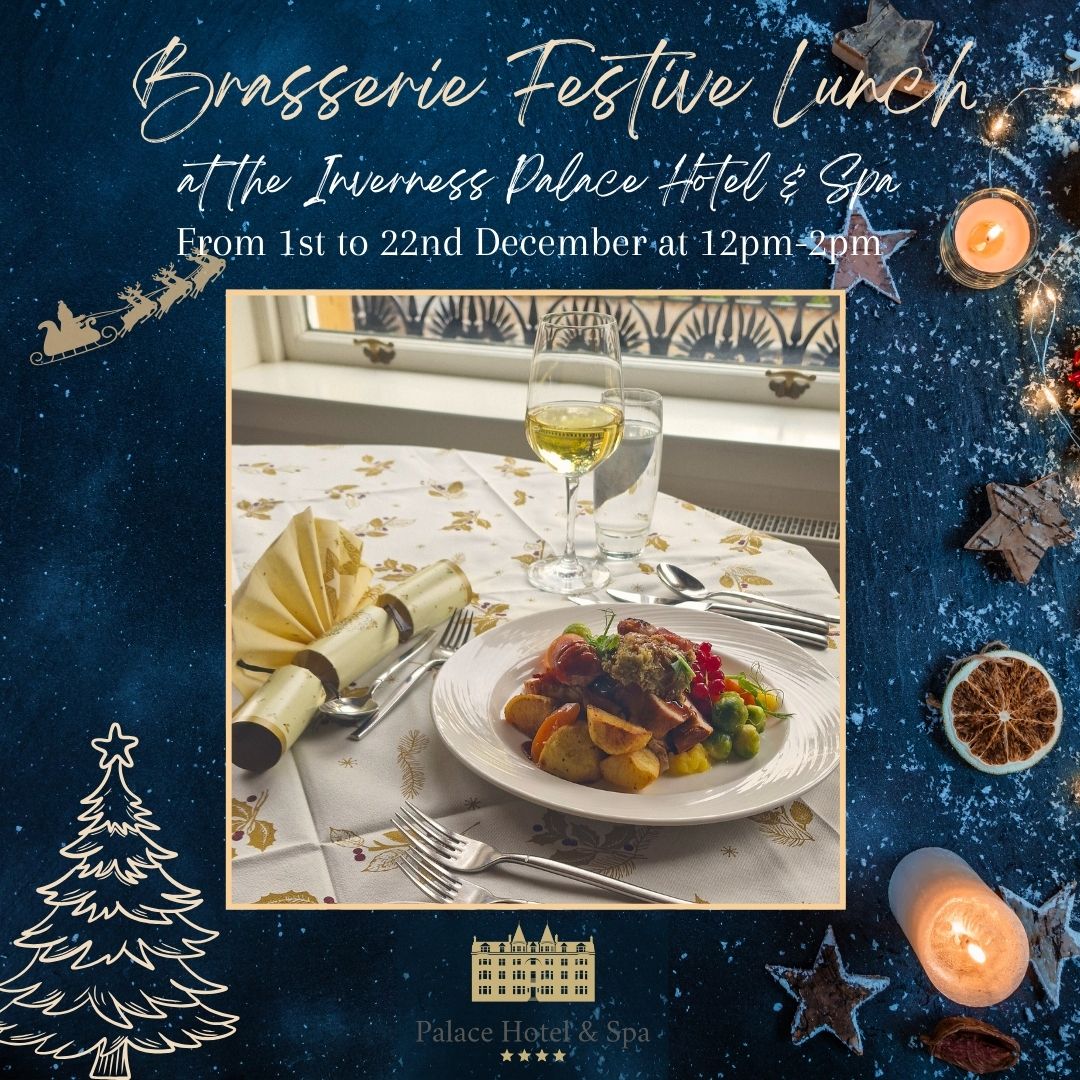 🎄✨ Tempted by a festive treat? Join us for a December #FestiveLunch at the Palace! 🌟 Savour a delicious festive lunch with friends, family, or colleagues in our beautifully decorated Brasserie. 🍽️ Enjoy 2 courses for £32.95 or 3 for £36.95! 🎉 👉 ow.ly/JCnA50TFYo1 🥰