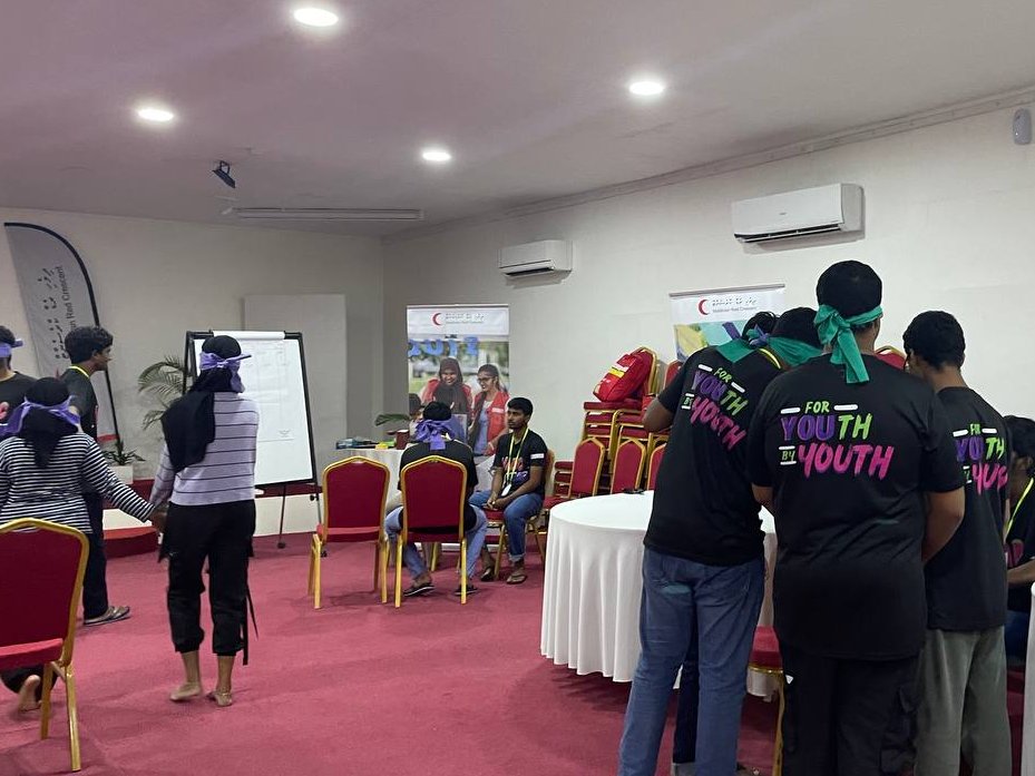 Last week, we hosted the Youth as Agents for Behavioral Change (YABC) Camp in Addu City as part of MRC's on-going project carried out in partnership with <a href="/TransparencyMV/">Transparency MV</a>.

20 changemakers across the Maldives joined our immersive camp, championing <a href="/ifrc/">IFRC</a>'s Flagship YABC Program.